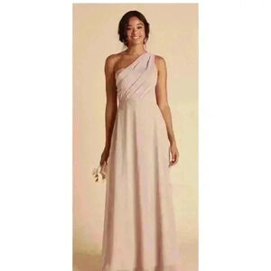 Birdy Grey Kira Chiffon Dress Taupe Bridesmaid/Formal Women's M